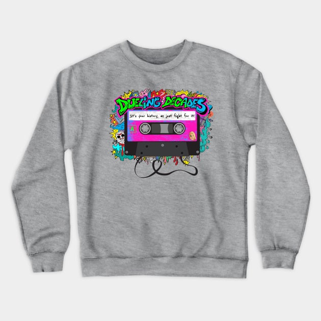 Dueling Decades Tape Crewneck Sweatshirt by Dueling Decades